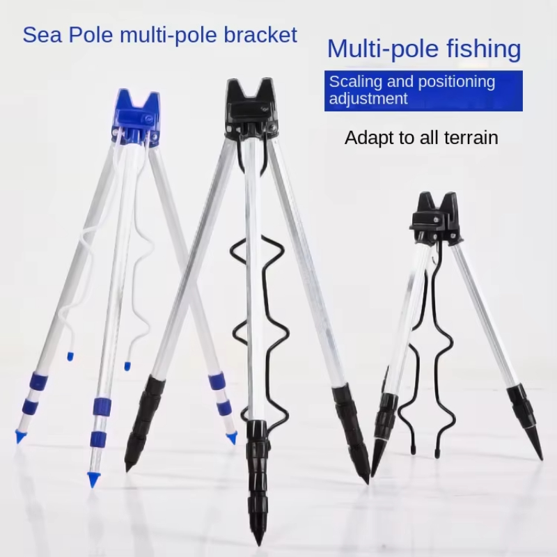 Fishing Rod Casting - Sea Pole Support Frame, 3-Fold Fishing