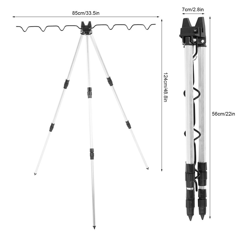Fishing Pole Tripod Holders Mu - Fishing Rod Telescopic recension och pris