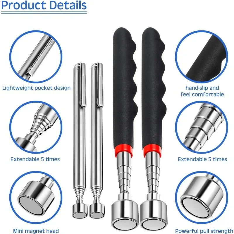 Telescopic Magnetic Pen Portab - Fishing Rod Telescopic recension och pris