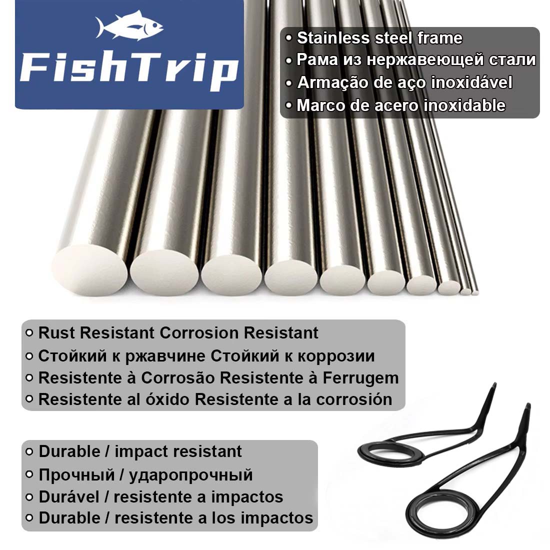 Fishing Rod Guide Repair Kit H - Fishing Rod Guide Replacement recension och pris