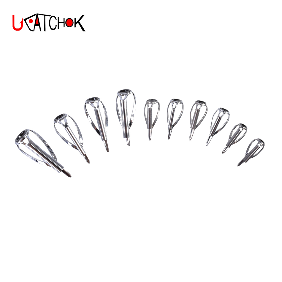 10pcs/pack top guide enhanced  - Fishing Rod Guide Replacement recension och pris