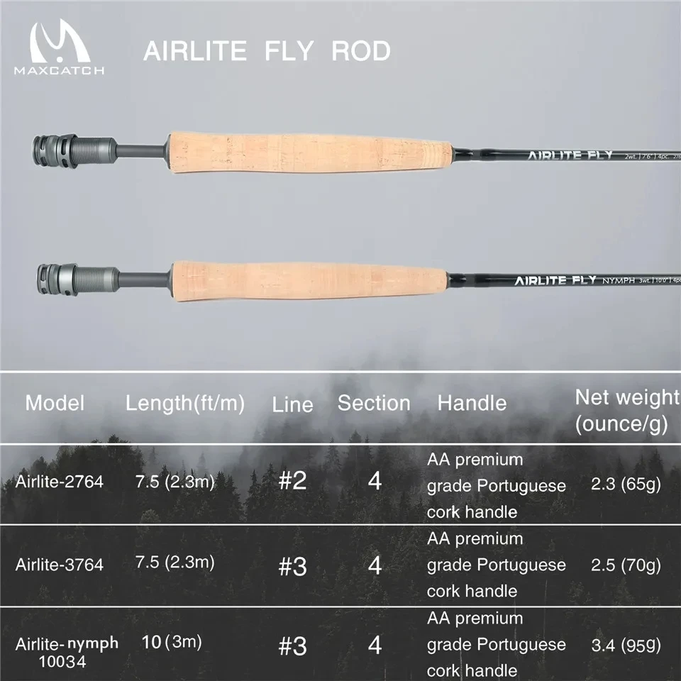 MAXIMUMCATCH 7.5-10ft 2/3WT Ai - Fishing Rod Ice recension och pris