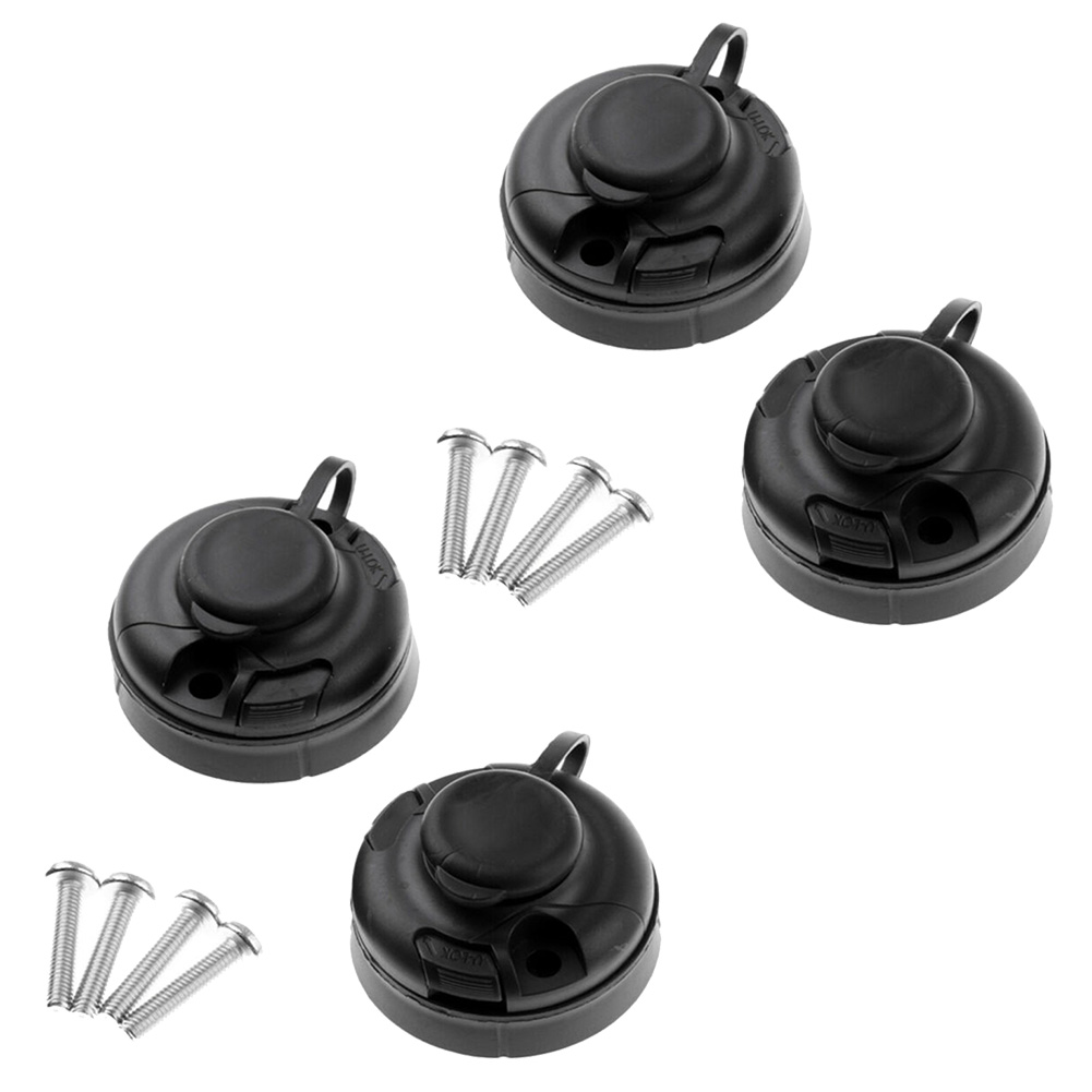 4Pcs Black ABS Fishing Rod Hol - Fishing Rod Boat recension och pris