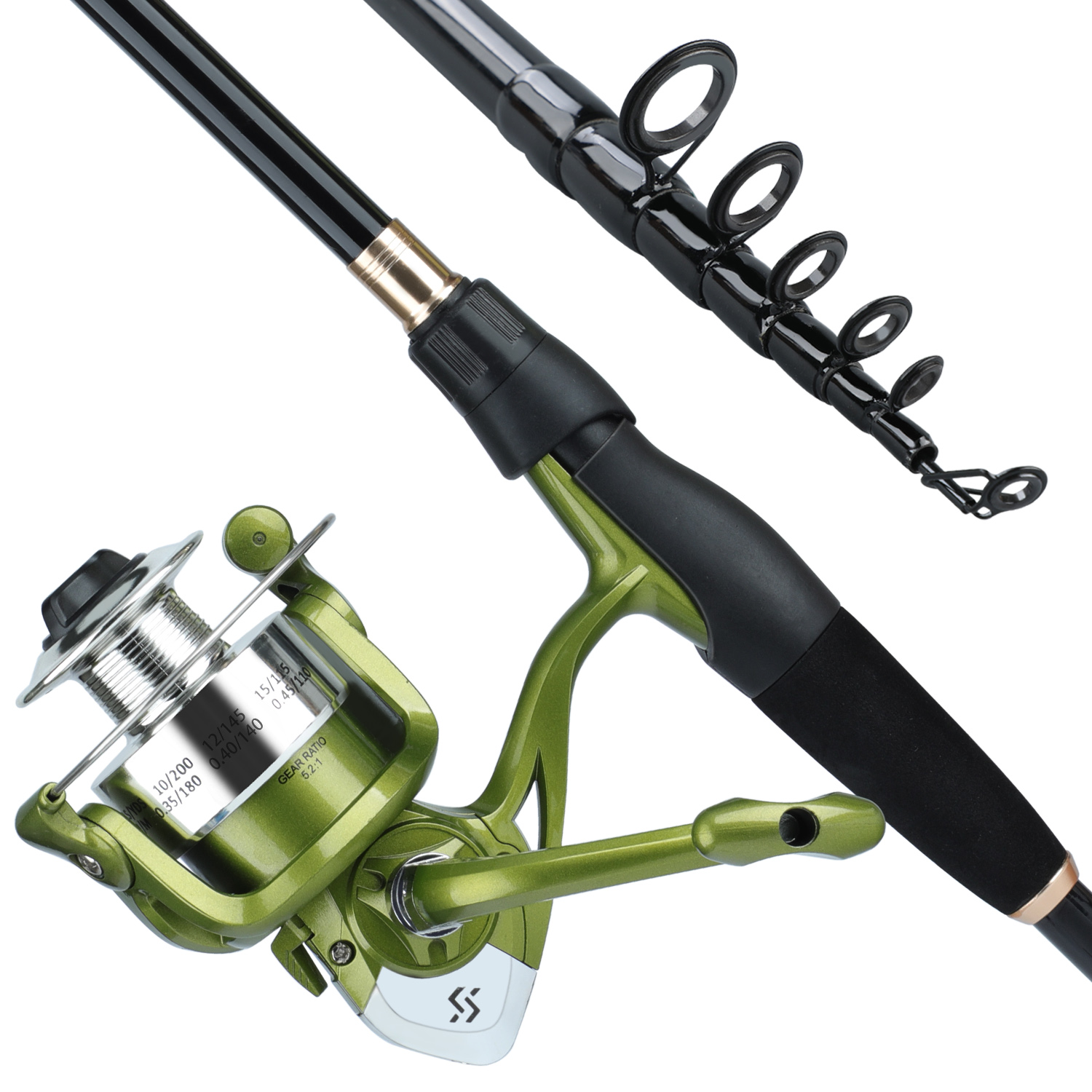 Sougayilang Telescopic Fishing - Fishing Rod Combo recension och pris
